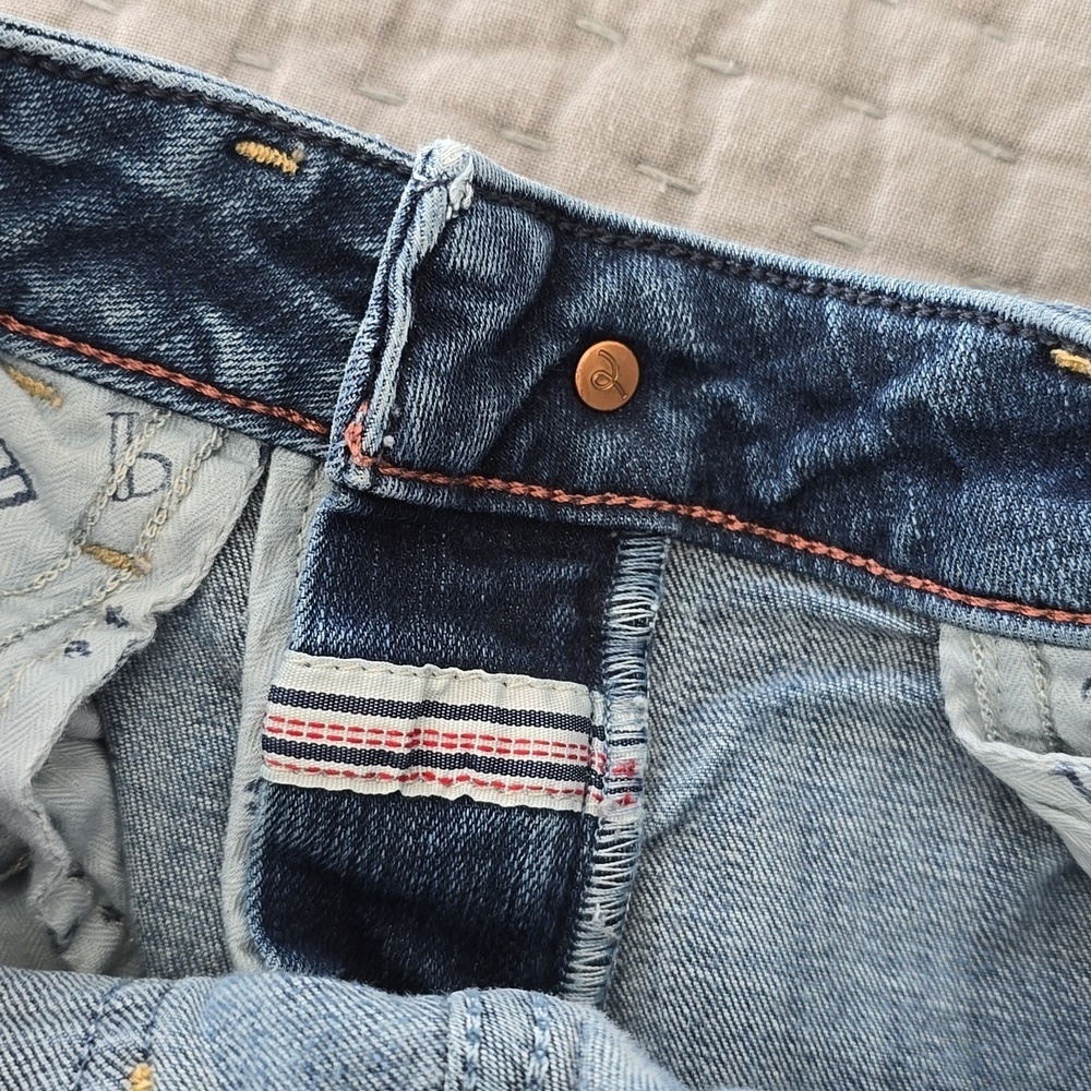 Pilcro and the Letterpress Stet Fit- Skinny Blue Jeans with Subtle Fading - Picture 5 of 13